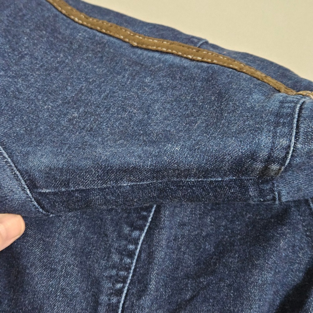 Pendleton Denim Zip Jacket Petite Sm Western Casu… - image 9